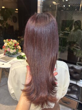 キュリオ(CURIO) ブリーチなしで叶うピンクラベンダー◎