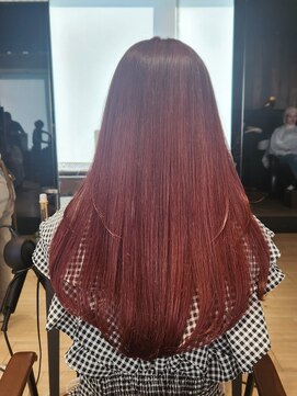 アフロート ギンザ(AFLOAT GINZA) 【Nanako。】ブリーチ必須ワインレッド