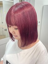 ヴェルダ 池袋店(verda) 有馬カナ風チェリーピンク ボブカット