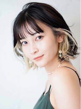 ソイルバイロミー(soil by ROMMY)の写真/【トレンド×個性】インナーカラー、ハイライト、バレイヤージュなどのデザインカラーも理想の色味で◎