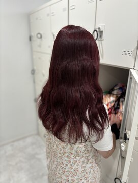 ラメール(MAISON LA MER) 【MANAMI】ハーフブリーチ＊チェリーレッド＊