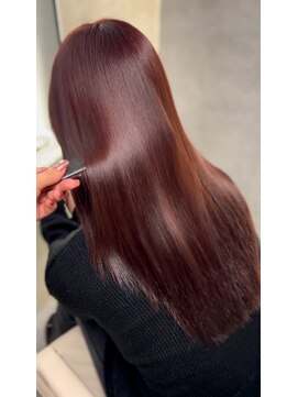 アヴァンス 西田辺(AVANCE.) ブリーチなしwカラー/髪質改善/レッド【西田辺・阿倍野】