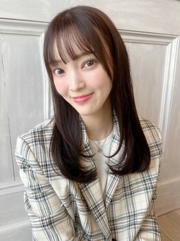 テイク(take)の写真/クセ毛やうねり・広がりを解消！ダメージレスで自然なストレートを叶え、毛先まで艶やかな美髪に♪