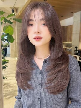 グランド(GRAND) ロングレイヤー/ハイレイヤー/グレージュ【古岡】