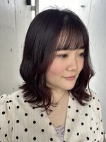 アチーブ ヘア デザイン(achieve hair design)&nbsp;透明感愛されピンクブラウンカラー×ナチュラルくびれミディ