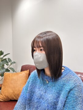 リエート 四条河原町(Lieto) 髪質改善カラーナチュラルアッシュブラウン透明感１０代２０代