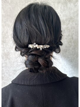 スタイル 横浜(STYLE) 横浜/ヘアセット/カチモリ/アレンジ/編み込みシニヨン