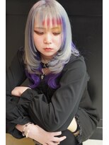 リリス(Lilith)&nbsp;KYON撮影☆シルバー×パープル×ボーダー☆久留米/六ツ門