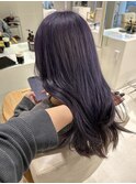 福井大和田 ラベンダーカラー ブリーチ パープルカラー