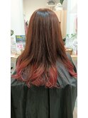 襟足グラデーションカラースペシャル