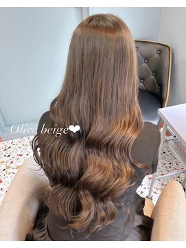 リコバイアフロート(riko by afloat) カラー/トリートメント/ベージュカラー/韓国/オリーブベージュ