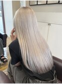 【髪質改善ブリーチ】White blonde【千代田彩夏】9/5