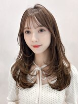 アグノス 青山(Agnos)&nbsp;こなれヘアうるツヤシースルーバングダークアッシュうる艶髪