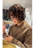 ＜ゲスト＞セット簡単◎無造作パーマのショートボブ