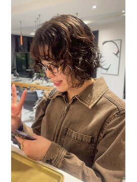 ヘアサロン ガリカ 表参道(hair salon Gallica) ＜ゲスト＞セット簡単◎無造作パーマのショートボブ