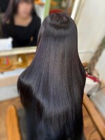 アン ブリーチ(UN BLEACH) ワンカラー×髪質改善TRディープワインレッド