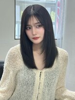 クレム 博多駅店(ChLem) ミディアムレイヤー 艶カラー 顔まわり髪質改善 博多美容室