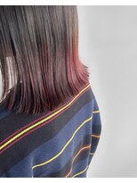 ヘアーメイク ラグズ(Hair Make Luxtz) ピンクレッド/プレイングカラー大人ガーリー