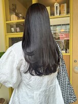 ヒントステーション(HINTSTATION) 〈浅草 半個室〉艶暗髪アッシュ髪質改善レイヤーストレート
