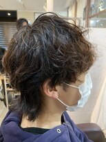 レグ(legg.)&nbsp;メンズマッシュウルフ×ツイストスパイラルパーマ