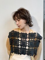 エディット トウキョウ(e.dit tokyo)&nbsp;顔まわりレイヤー／ウルフ／オリーブブラウン/透明感カラー