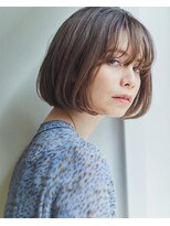 グッデイ ヘアー(GOOD DAY HAIR) 厚めバング ボルドー クラシカル ワンレン 大人ボブ 下北沢