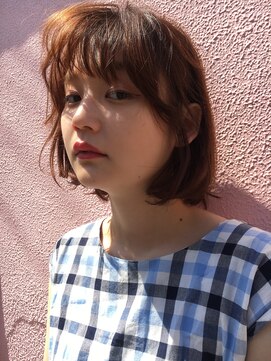 バズ(BUZZ) 前髪ふんわりナチュラルボブ★BUZZ秋山