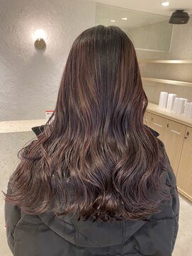 トッカ ヘアアンドトリートメント 仙台店(tocca) 【角田】バレイヤージュ×ボルドー