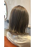 crenierで作るグレージュのボブ●