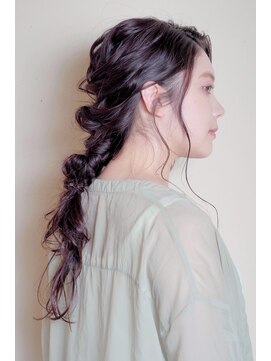 クシュ 所沢東口店(kusyu...) カーキグレージュマッシュショートボブフェザーバング(所沢)