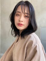 レニーバイエース(LANY by ACE)&nbsp;【LANY横浜】ミディアムレイヤー×ダークグレー