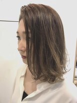 ヘアブランコブランコ 横浜(hair blanco_blanco) ボブルフ/艶ボルドー/こなれハイトーン/プレミアムカラー[横浜]