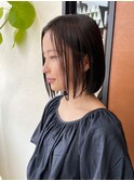 前髪なしショート　アッシュ　グレイヘア 20代/30代/40代