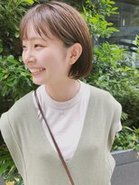 ガーランドウメダ(Garland umeda)&nbsp;ミニボブ　耳掛けショート　担当　輪玉