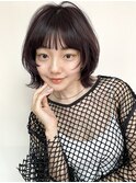 フェミニンウルフヘアー