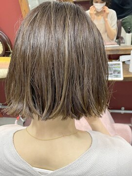 ルーファス 恵比寿 渋谷(Ruufus) 切りっぱなし外ハネボブ【Ruufus恵比寿渋谷】