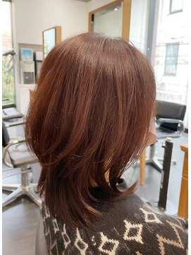 エムプラス 二子玉川(Mplus) 大人可愛い30代、40代、動きのあるウルフスタイル　夏目　サトル