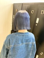 ギフト ヘアー サロン(gift hair salon) 【シルバーパープルブリーチ】原口健伸