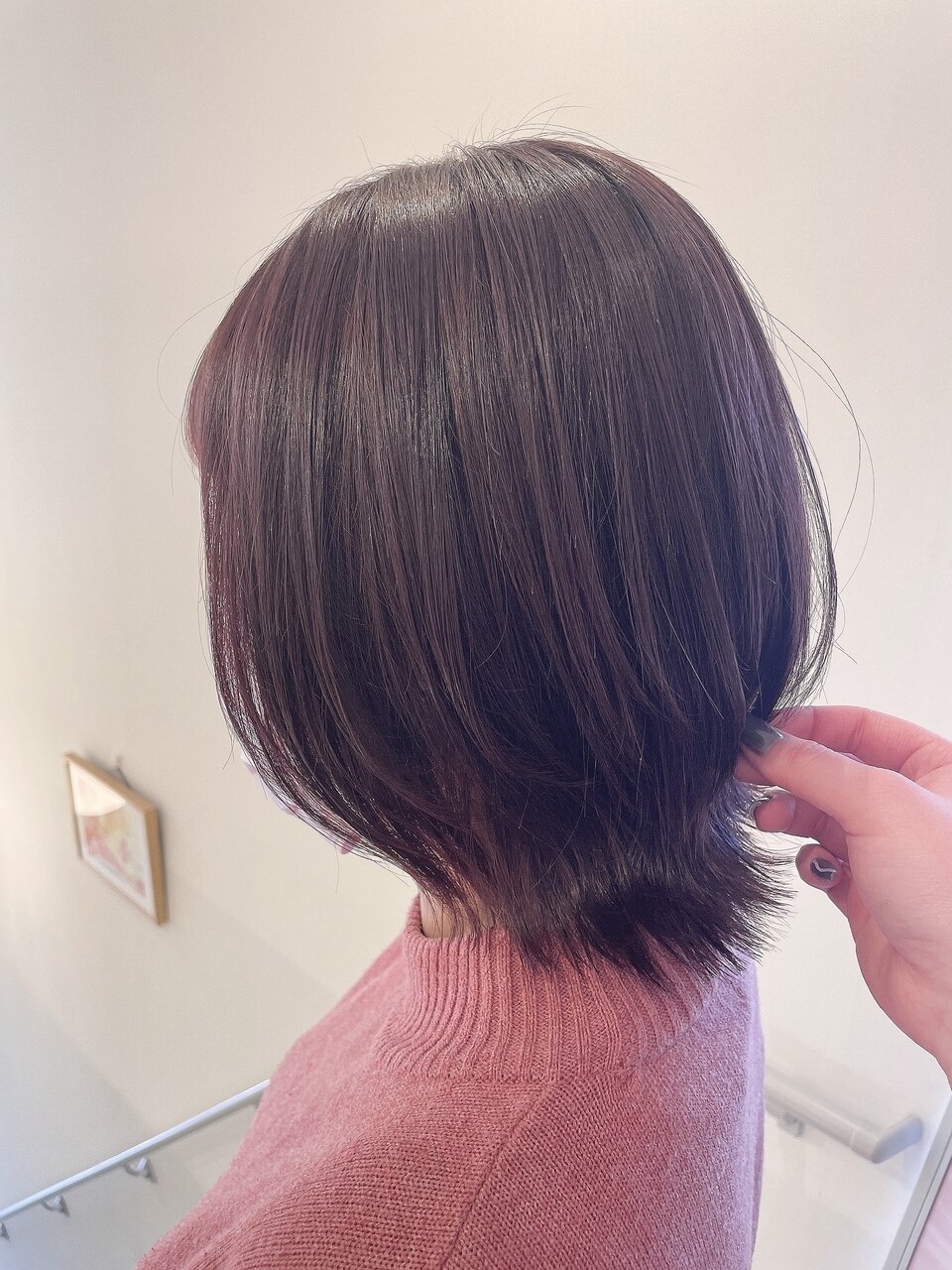 ピンクブラウン/レイヤーボブ：L183190315｜アプシー 三田駅前店(Apsee