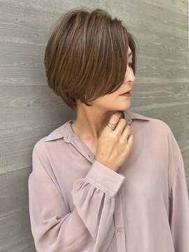 ロンドプロフィール 浦和(Lond profil) 浦和ショートヘアショートカット白髪ぼかし白髪染めボブ40代50代