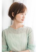 丸みショートボブ