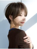 前髪あり大人小顔ショート 30代40代50代【AIN.表参道】川原