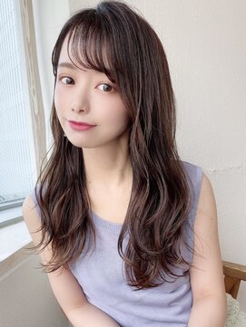 ビュートヨナカ(VIEW TOYONAKA) 黒髪/グレーベージュ/レイヤーカット/髪質改善前髪カット