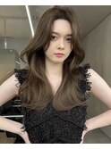 韓国ヘアイメチェンハッシュカット似合わせカットレッドブラウン