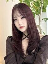 ヨロ 上野(YOLO)&nbsp;ハイライトカラーミルクティーベージュケアブリーチダブルカラー