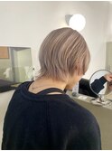 マッシュウルフ×ホワイトベージュ