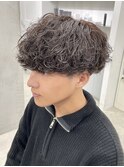 ツイストスパイラルパーママッシュメンズパーマ波巻きパーマ
