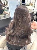 シアーグレージュ　イルミナカラー　ブリーチなしダブルカラー