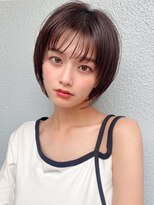 アフロート ディル(AFLOAT D'L)&nbsp;20代30代大人かわいい前髪ありのマッシュショート