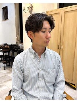 ザ シーワークス(THE Cworks) センターパート/メンズニュアンスパーマ/マッシュショート/